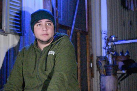 Tyler Garcia, 19, talks about how he and his family decided to stay in their home off of Honey Run Road despite the evacuation orders for the Camp Fire and the flash flood warnings. Photo credit: Alex Grant