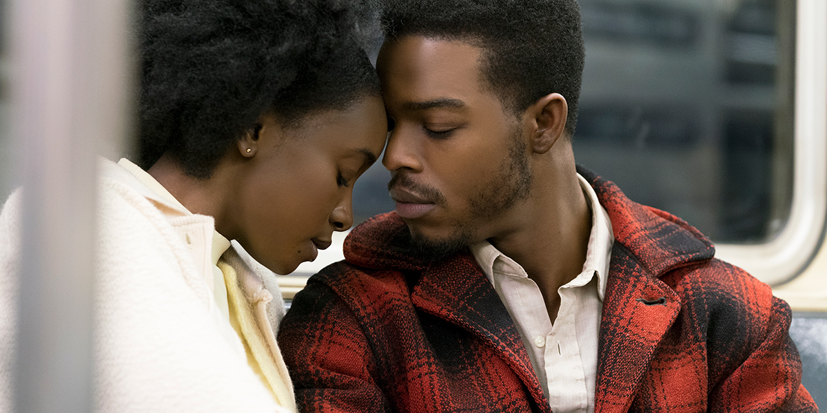 Kiki Layne (left) and Stephan James (right) star as Tish and Fonny in Barry Jenkins' newest film, "If Beale Street Could Talk". 
IMDb website photo.