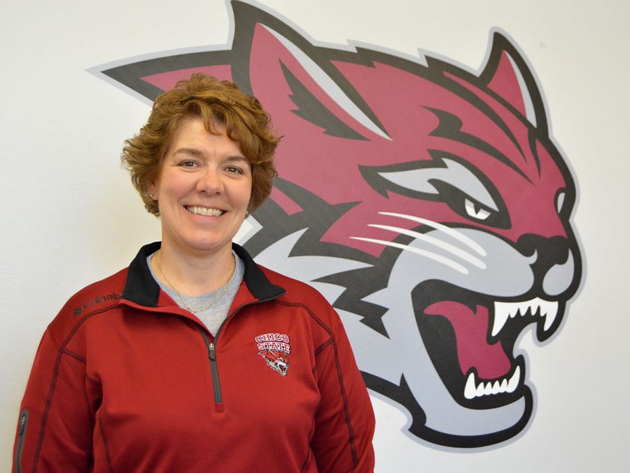 Anita Barker is one of nine women ever selected for the Division II West Region Athletic Director of the Year Award. She has worked for Chico State for 17 years alongside her husband, Scott Barker, the head athletic trainer. Photo credit: Olyvia Simpson