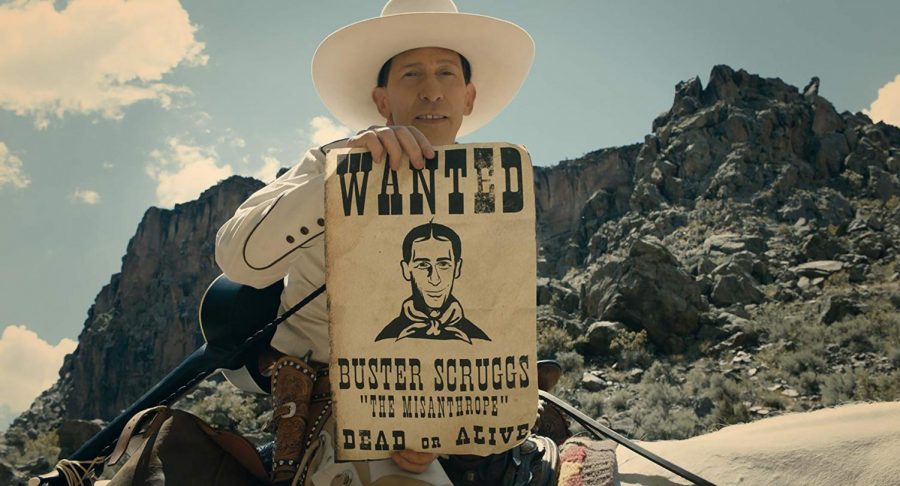 Tim Blake Nelson stars as Buster Scruggs, the main character featured in one of six short films in The Ballad of Buster Scruggs. 
IMDb website photo