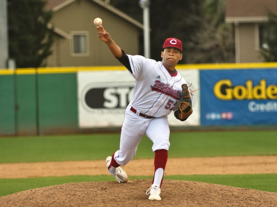 Sid Lacy came into the eighth inning in game one of Saturdays doubleheader and pitched 2/3 of scoreless baseball. He allowed one hit, a walk and zero runs to score. 
Image courtesy: Sports Information
