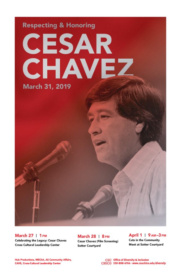The+campaign+for+this+years+safe+celebration+of+Cesar+Chavez+Day+is+sponsored+by+MEChA%2C+Associated+Students%2C+University+Housing%2C+CADEC%2C+CAVE%2C++and+the+Office+of+Diversity+and+Inclusion.+Image+from+Chico+State+Office+of+Diversity+and+Inclusion.