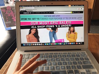 fast fashion retailer website