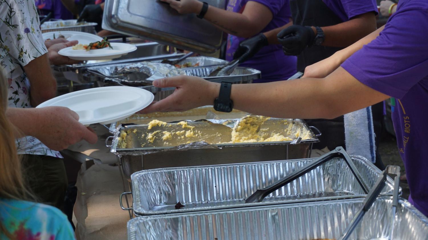 All the food served the Sunday Brunch was catered and donated by Leon Bistro. Photo credit: Angel Ortega