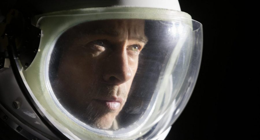 Brad Pitt stars as Roy McBride, an astronaut who travels to the deep Solar System is search of his father who went missing over 20 years prior. 
Ad Astra/Fox Movies website photo