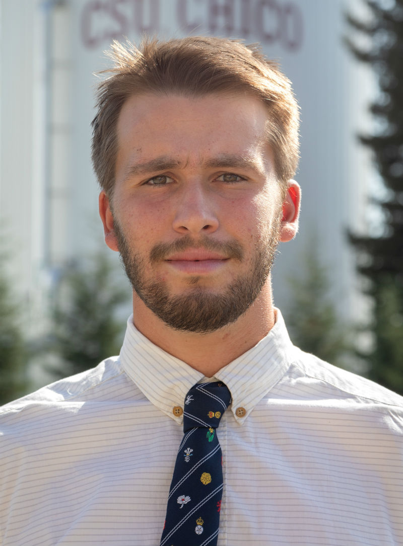Christopher Colla is currently a senior on the men's golf team. Photo courtesy of Chico State Sports Information.