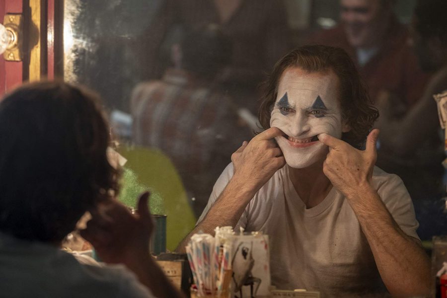 Arthur Fleck (Joaquin Phoenix) is a failed comedian whos a downward spiral into madness transforms him into the Joker. 
Warner Bros. website photo