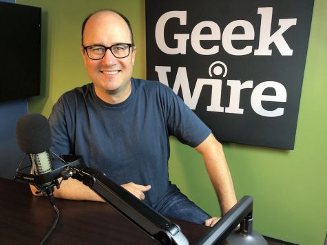 Todd Bishop the co-founder of Geek Wire and 1996 Chico State graduate in Journalism and Business Administration. 
Image Credit: Kurt Schlosser