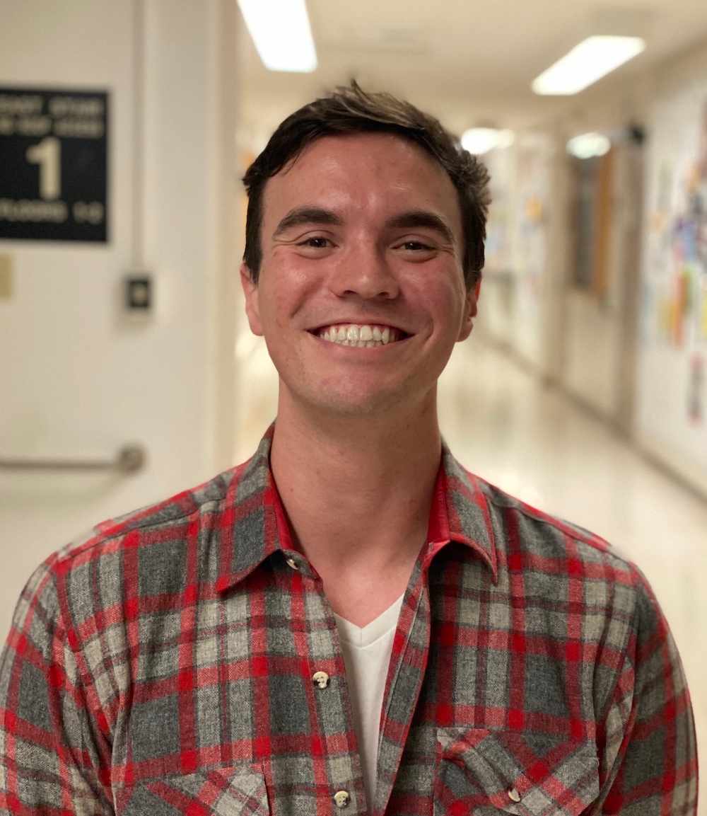 Will Mobley an up and coming BFA artist in Chico State. Photo credit: Hana Beaty