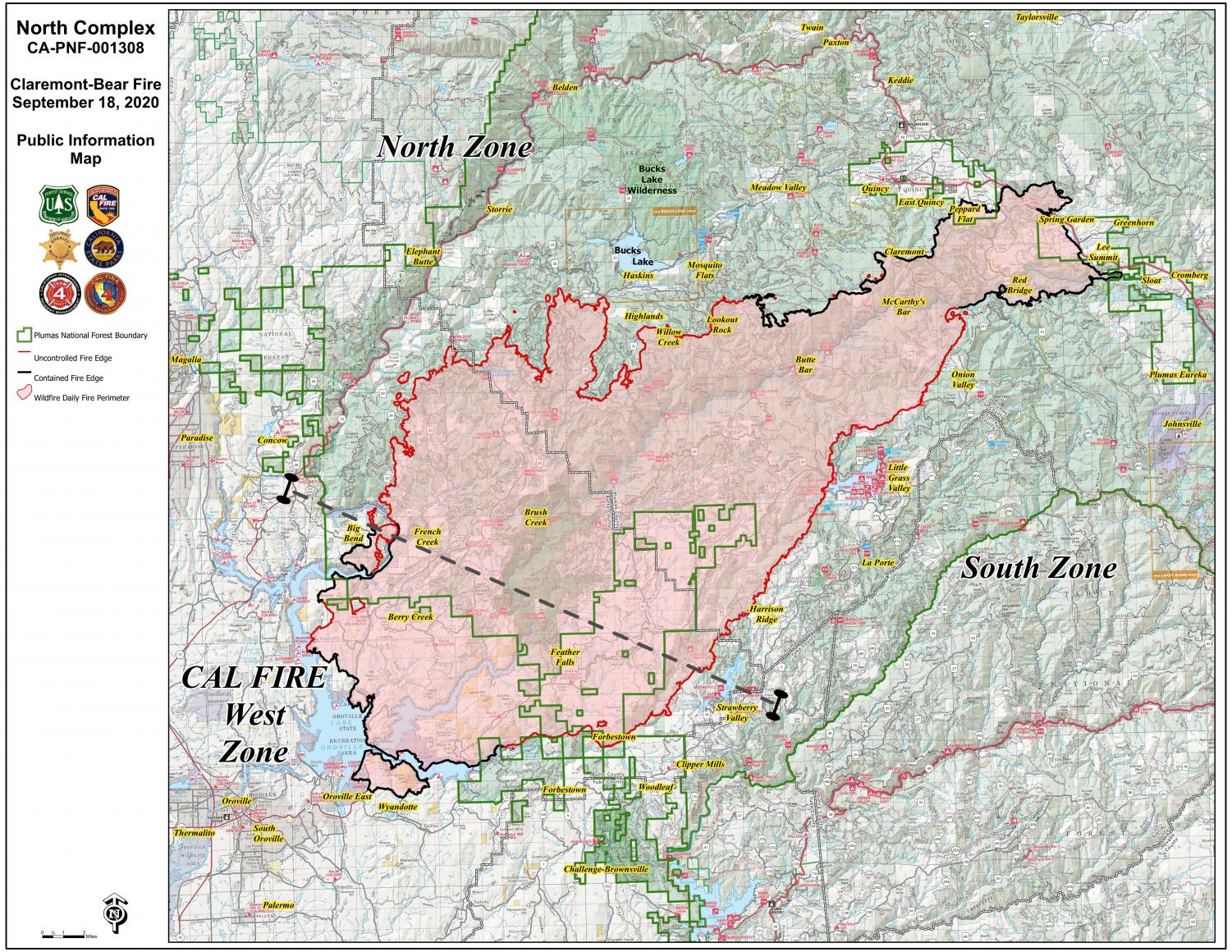 North Complex Fire reaches 40% containment; now one of California’s Top ...