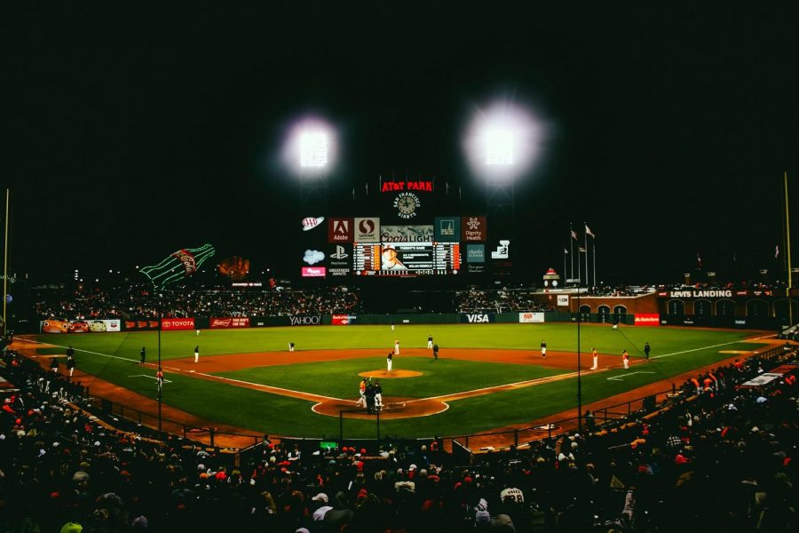 A photo of Oracle Park, where the Giants play their home games