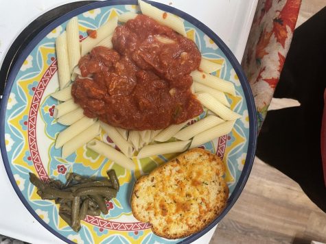 Pasta is just one of many dishes that can be made using items from the Hungry Wildcat Food Pantry.
