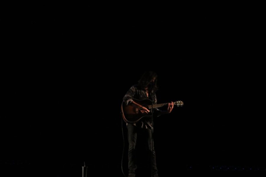 Kanae Arcangel during his solo performance. 
