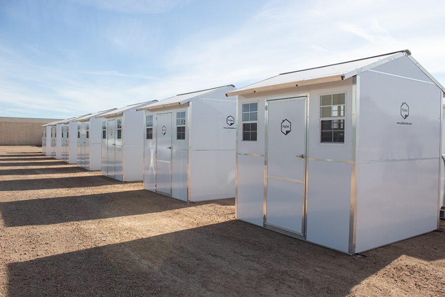 Pallet Shelters at Chico's upcoming unhoused shelter site