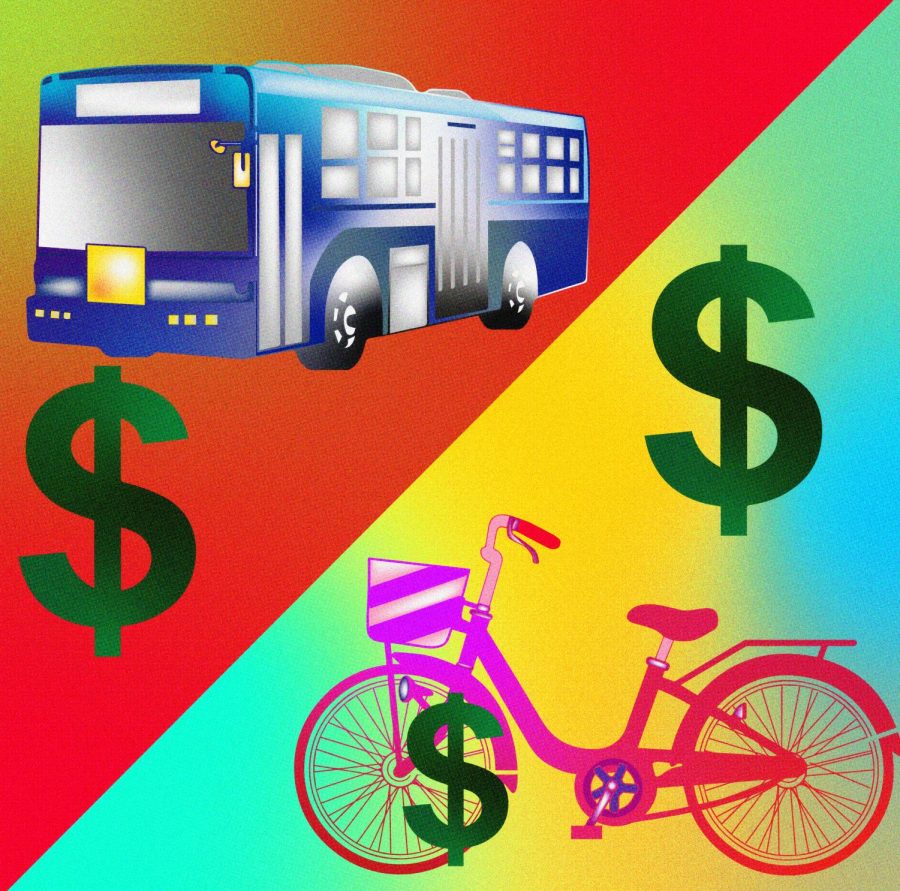 Transportation graphic created by Jolie Asuncion.