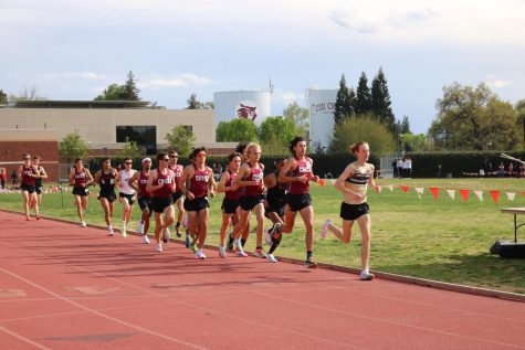 Chico State Track and Field team competing at the Wildcat Invitational on March 19 at University Stadium / Photo by Sophia Pearson