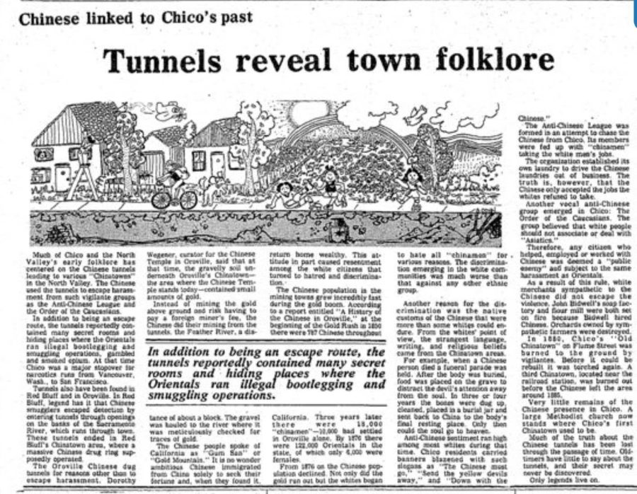 News article from 1981 about the tunnels 