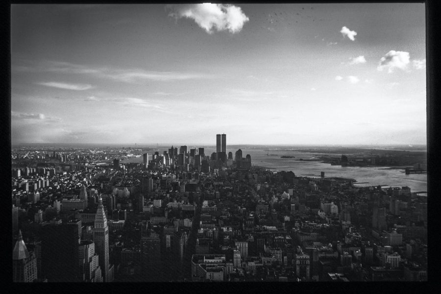Monochrome+image+of+New+York+City+during+daytime%2C+featuring+the+Twin+Towers.+Photo+from+Pexels.