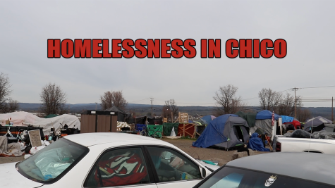 Photo of alternative homeless camp in Chico. Photo taken by Mawil Mateo