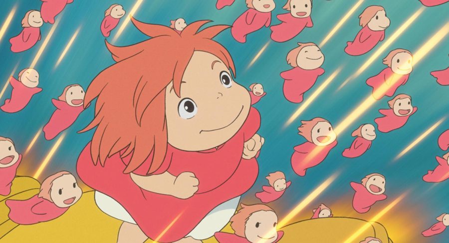 A magical goldfish journeys to the ocean’s surface to follow her dreams in “Ponyo”. © 2008 Studio Ghibli - NDHDMT