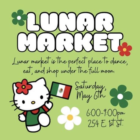 Lunar Market informational flyer, happening May 6th. Flyer credit: Lunar Market Chico