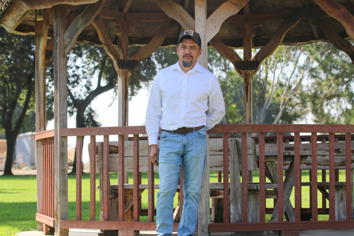 On Aug. 30 2023, Ricardo Orellana outside of the University Farm office. Orellana was announced as the new farm administrator in April. 