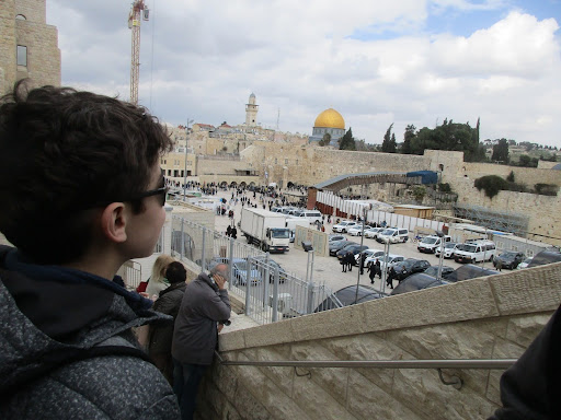 Ari Sorokin at the Western Wall in Jerusalem. Photo courtesy Ari Sorokin. 