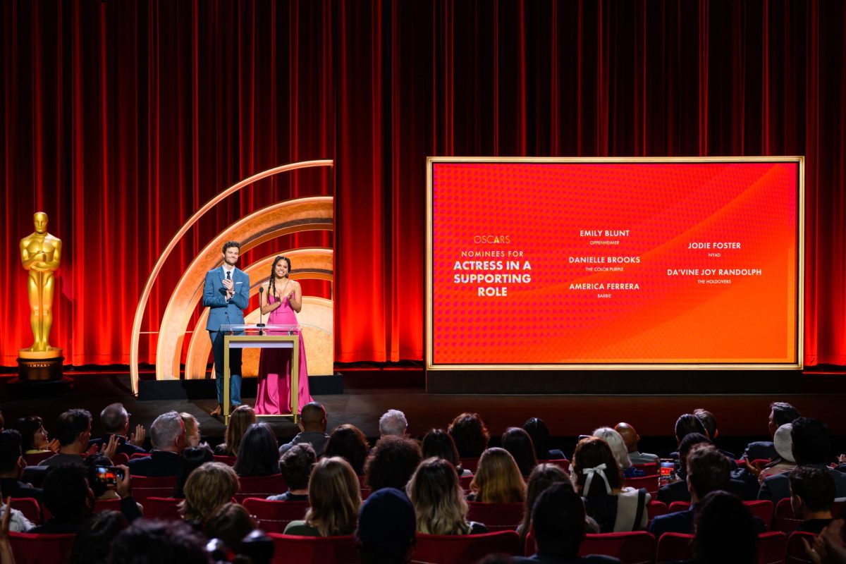Jack Quaid and Zazie Beetz host the announcement of the 96th Oscars® nominations, on Tuesday, January 23, 2024. Richard Harbaugh / ©A.M.P.A.S.