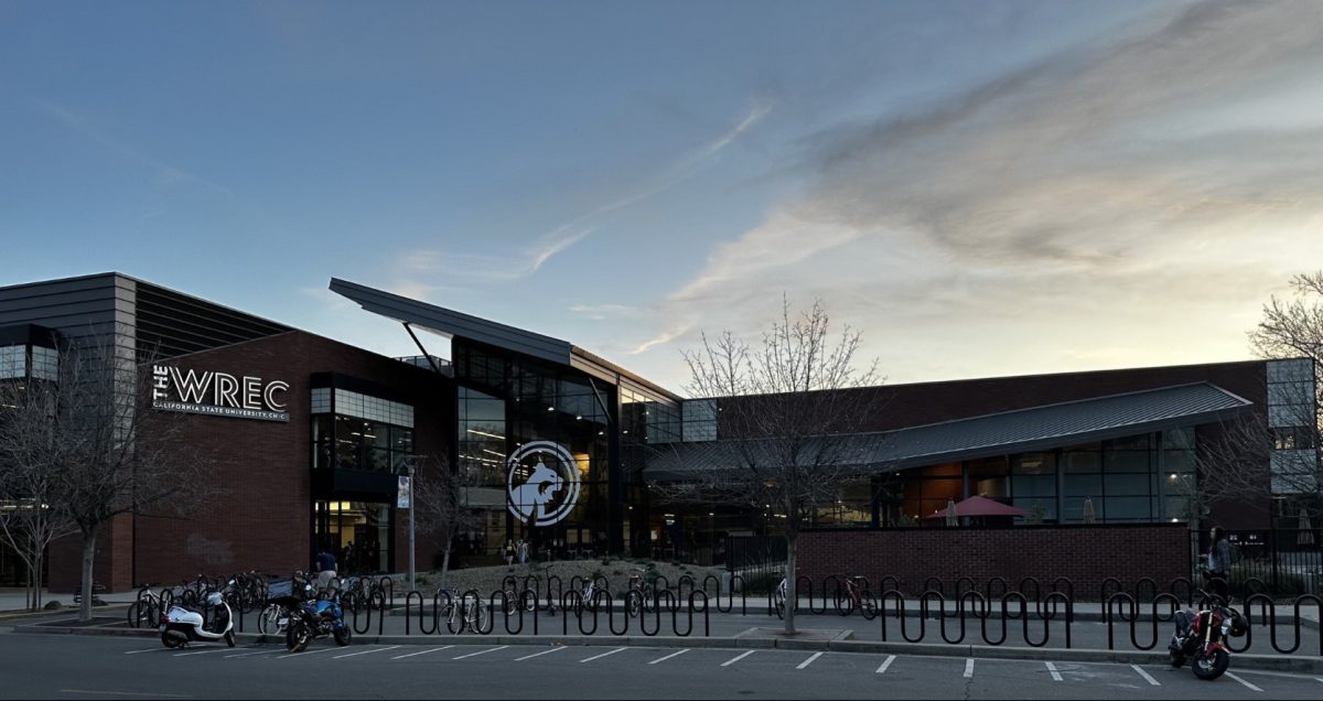 Entrance to the Wildcat Recreation Center and patio. Taken by Lukas Mann on Feb. 23.