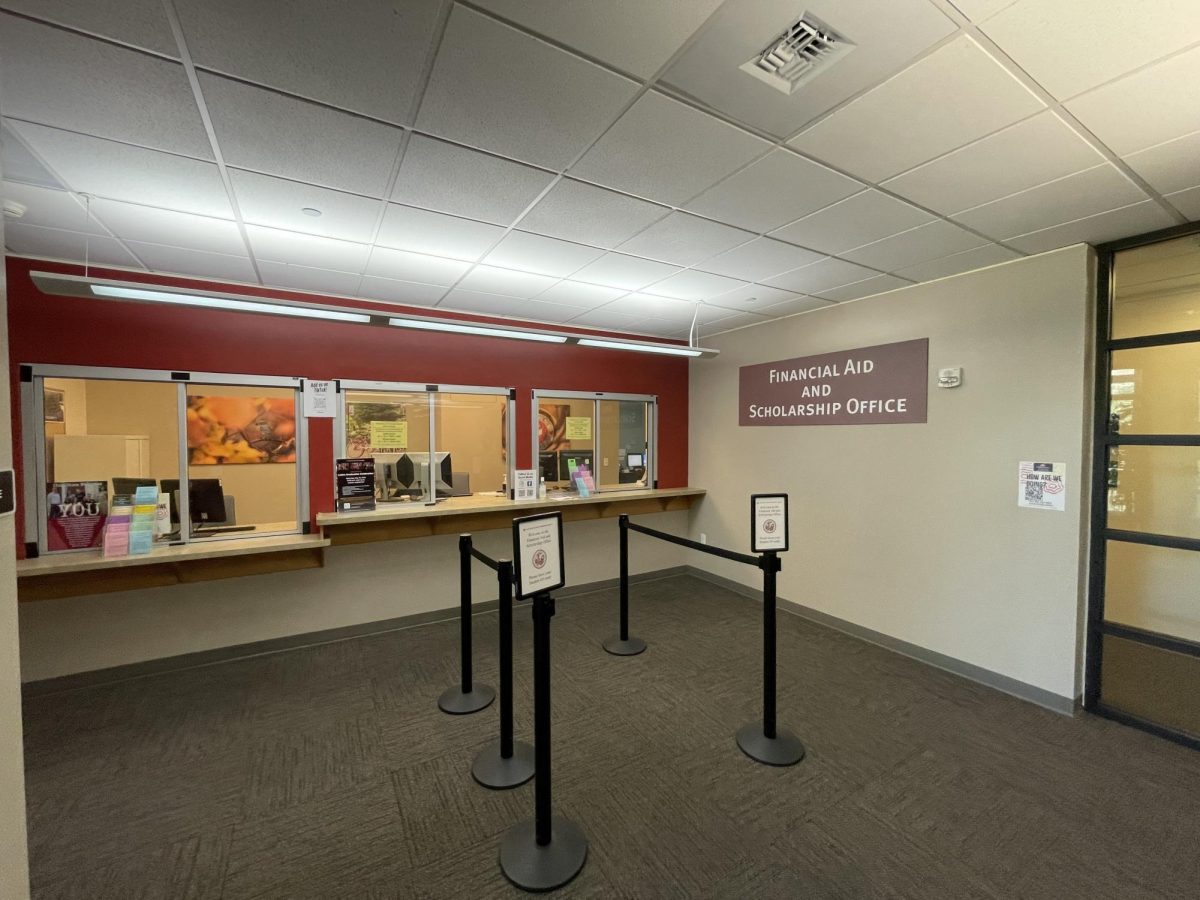 Financial aid office located in the Student Services Center, Room 250. Photo Credit: Shane Aweeka