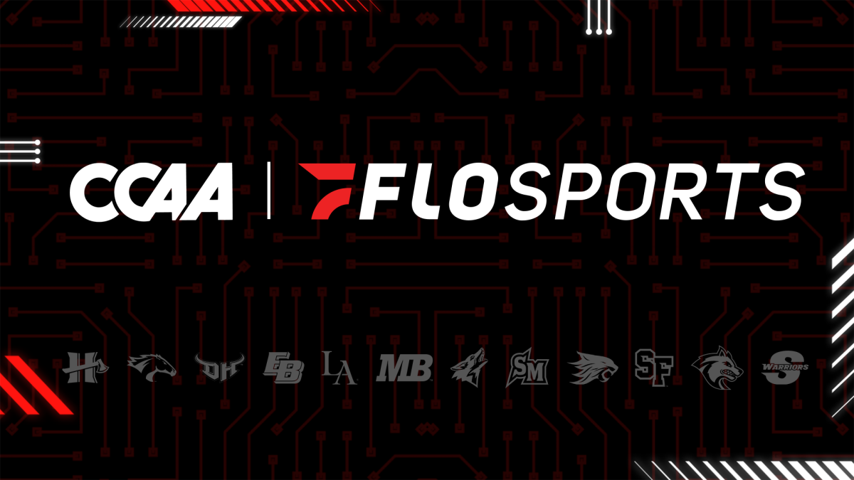 FloSports and the CCAA announced a partnership to stream sports starting in the 2024-25 school year. FloSports is a subscription sports broadcasting company based in Austin, Texas. Photo courtesy of FloSports.