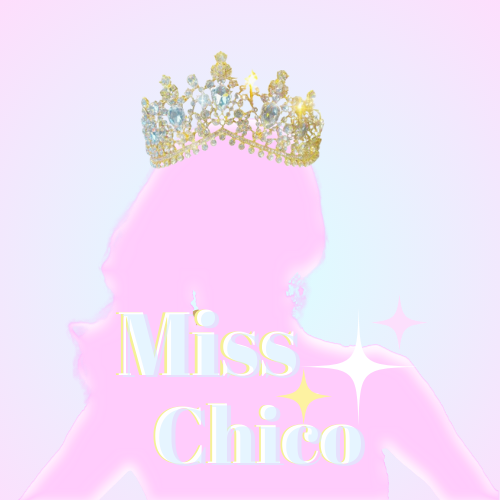 Contests n the Miss Chico pageant are competing for the crown featured here and a chance to compete in Miss USA California. Graphic made by Nadia Hill on Sept. 30.  