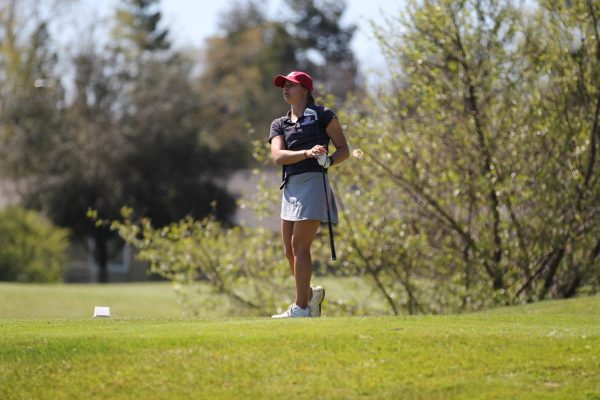 Sophomore Kaylie Parola during her 2023-24 season. This was her first season as a Wildcat, and she finished 27th in the California Collegiate Athletic Association championships. Photo courtesy of Sonoma State Athletics.