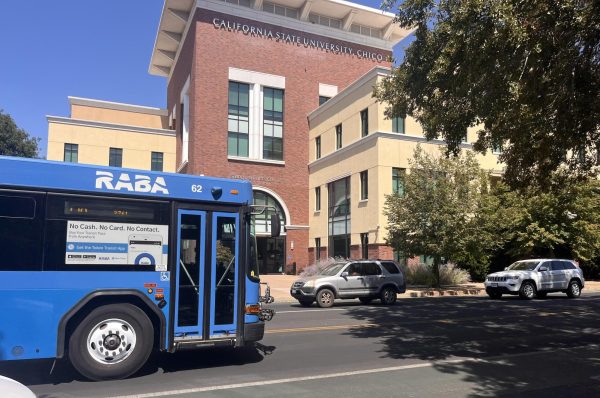 A Redding Area Bus Authority bus running its route through Chico taken by Anthony Vasek on September 1.