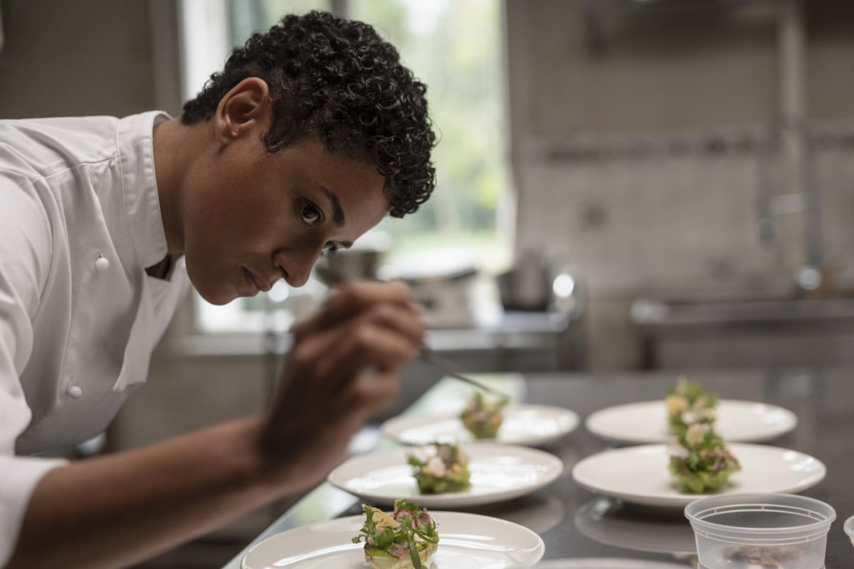 Ariana DeBose as Chef in the film “House of Spoils.” Photo credit: Glodi Balazs, ©Amazon Content Services LLC.