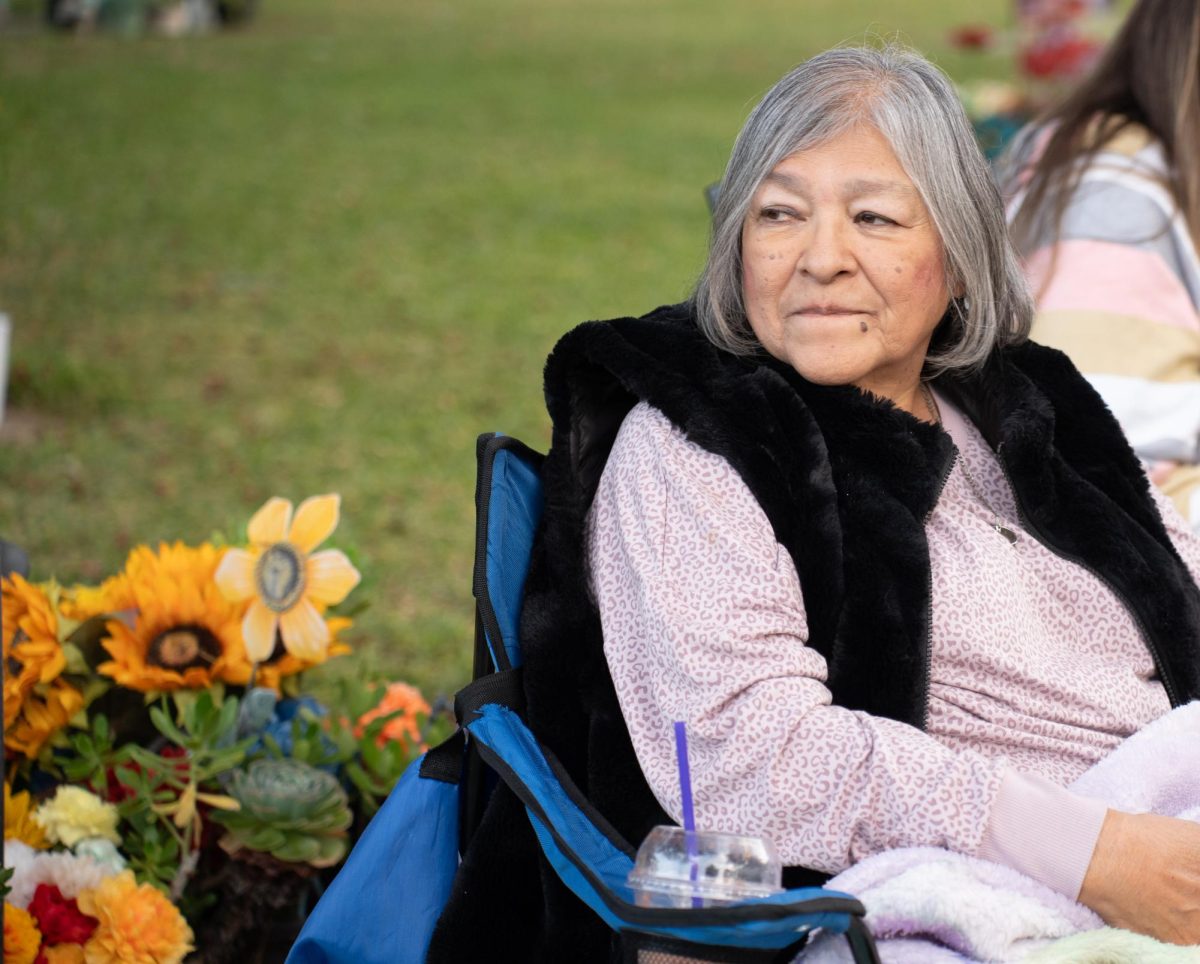 Elvira Cabral was joined by family members on Day of the Dead at the Chico Cemetery to celebrate the life of her son and other loved ones who had passed. A mix of emotions filled Cabral’s heart while bringing her son’s favorite food, drinks and flowers. “I’m sad because it's been three years that he left me. He was my baby. So even though he was, he turned 48 this year, or would have. But I'm happy to be here, because I feel like he's with us,” Cabral said.