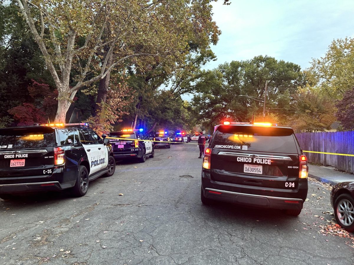 Seven patrol cars were dispatched to a home at East Ninth Stree in Chico Sunday evening. 