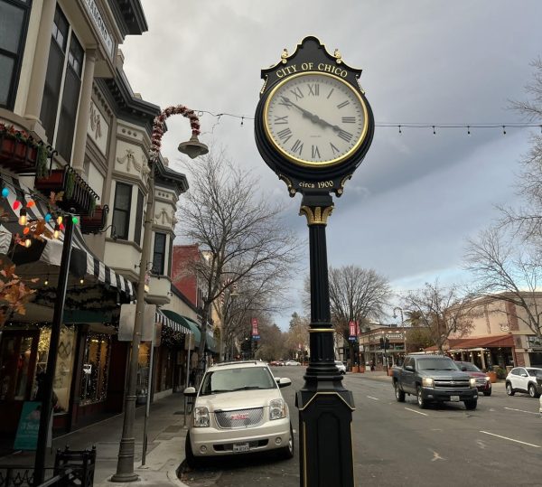 Parking in Downtown Chico will be free Thursday nights in December. Photo taken by Bea Williams Dec. 11, 2023