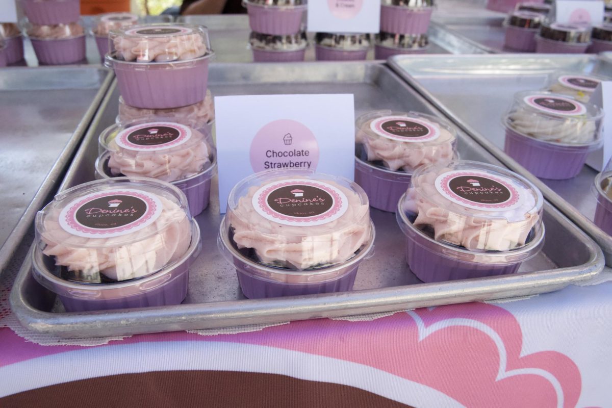 Each cupcake cost $7 and came in a mess-free container. Photo taken on Sept. 22. 