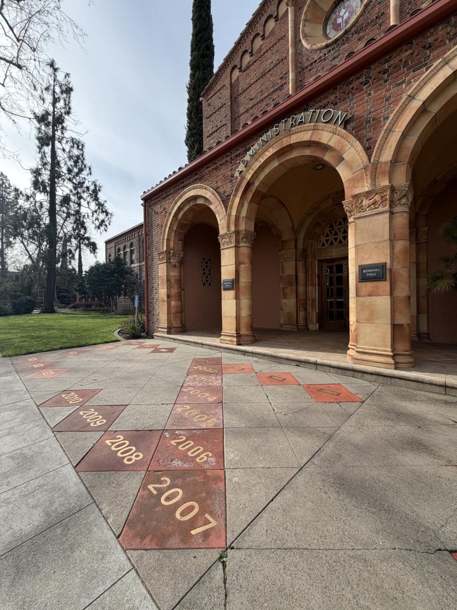Time capsules outside of Kendall Hall.
Photo taken by Alexa Lima. Feb. 20
