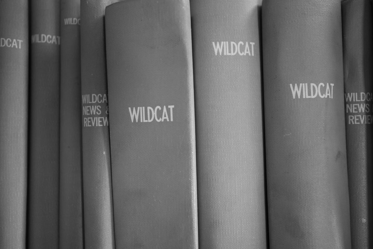 Bound issues of The Wildcat newspaper are stored in the Meriam Library Special Collections Department, at Chico State, on Feb. 4, 2026. Photo by Raquel G. Frohlich.