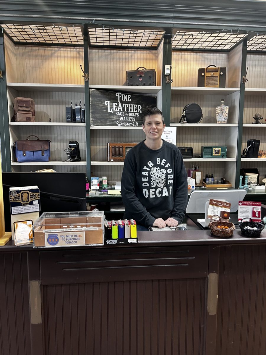 Tomfoolery owner, Mary Hartley, is still gaining business amidst the closure. Photo taken by Bria Martinez, Feb. 25, 2026.