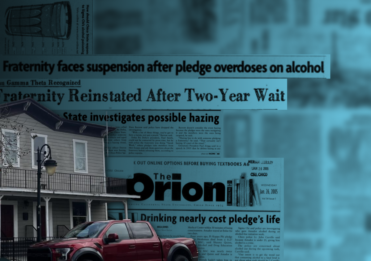 After what the university describes as a pattern that's violated university hazing rules, it's chosen to pause rush for fraternities in the Interfraternity Council. Graphic created by Nadia Hill.