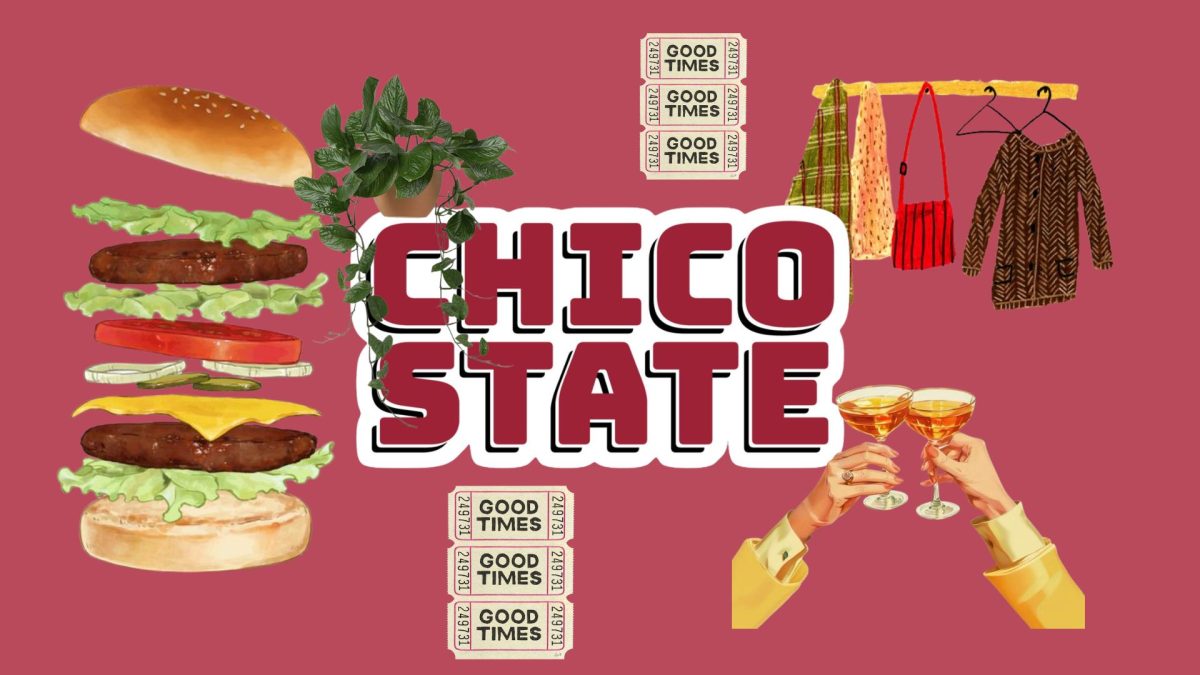Wednesdays are very festive in Chico, showcasing the Wildcats' loyalty. Photo created on Canva by Elizabeth Perez, Feb. 24, 2026. 
