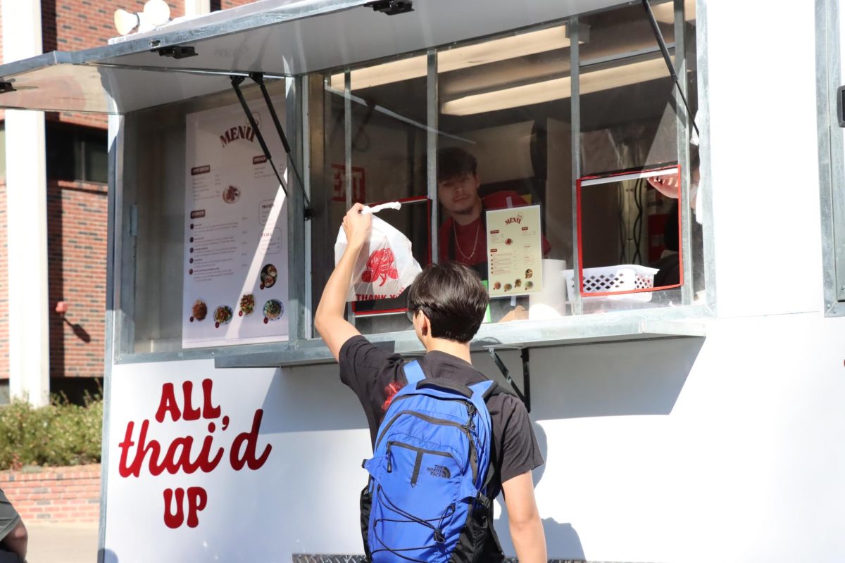 Monday was the grant opening of a new food truck on campus called All Thai'd Up. Taken by Anthony Vasek on Mar. 2, 2026.