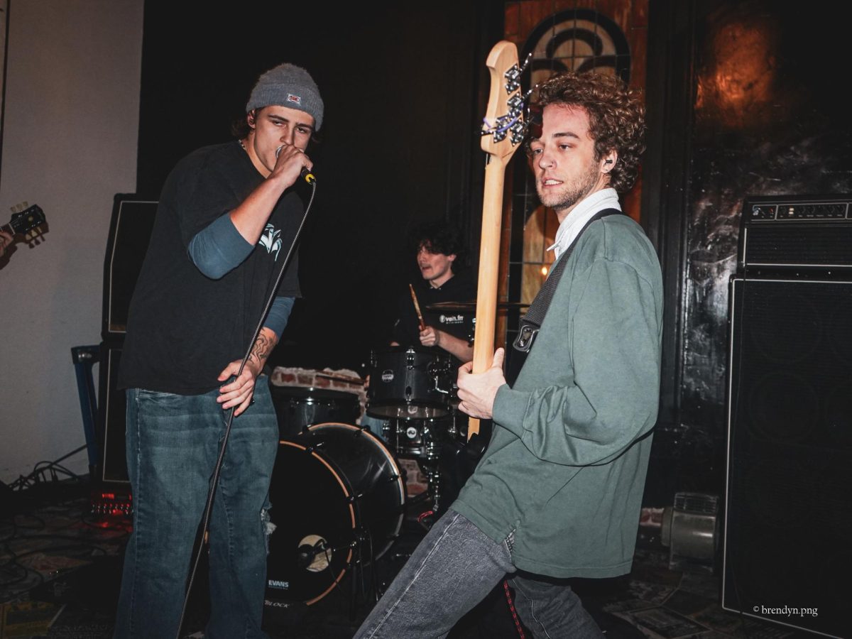 Facejug frequently plays at The Naked Lounge and Love Hurts Tattoo as well as other local venues and house shows. Photo courtesy of Brendyn England.
